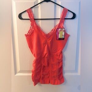 Mopas Cami, Coral, Free Size